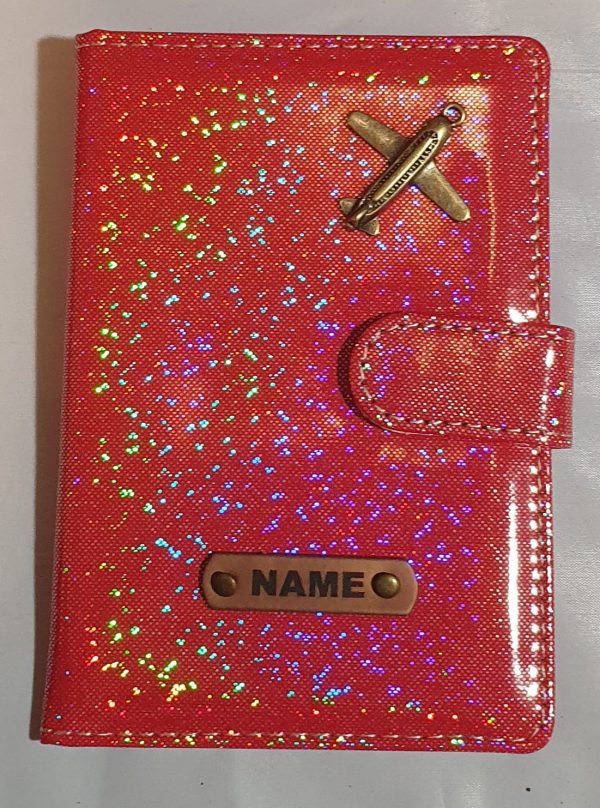 Passport Cover with Lock (Glittered)