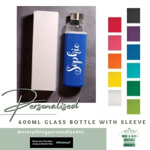 600ml Glass Bottle With Sleeve