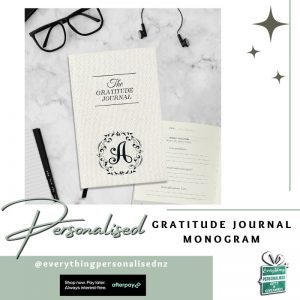 Gratitude Journal Monogram