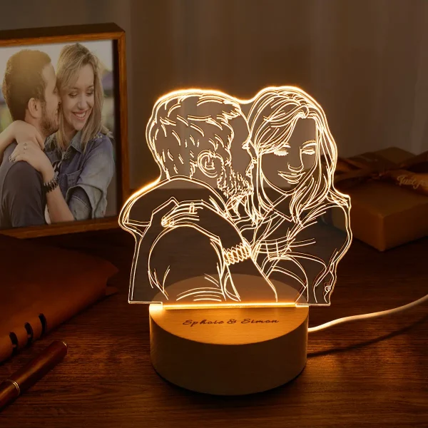 Acrylic 3D Photo Lamp
