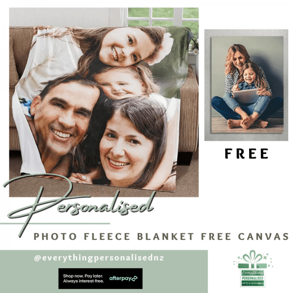 Photo Fleece Blanket FREE Canvas