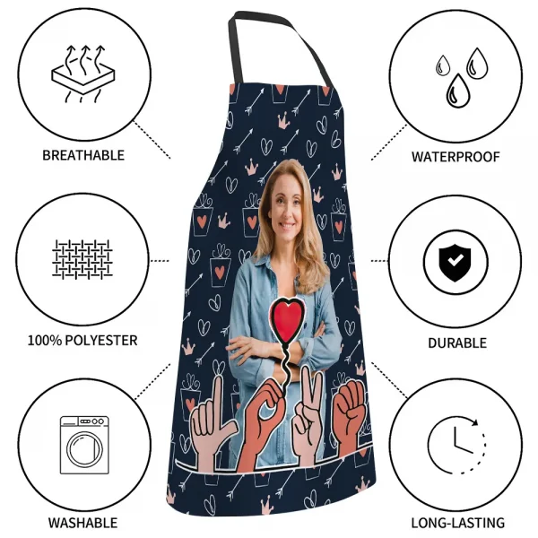 Love Mom Apron FREE Pillow Case