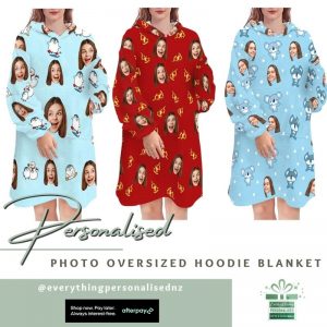 Photo Oversized Hoodie Blanket