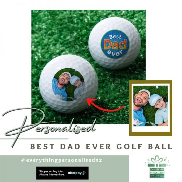 Best Dad Ever Golf Ball