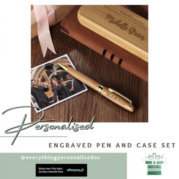 Engraved Pen and Case set