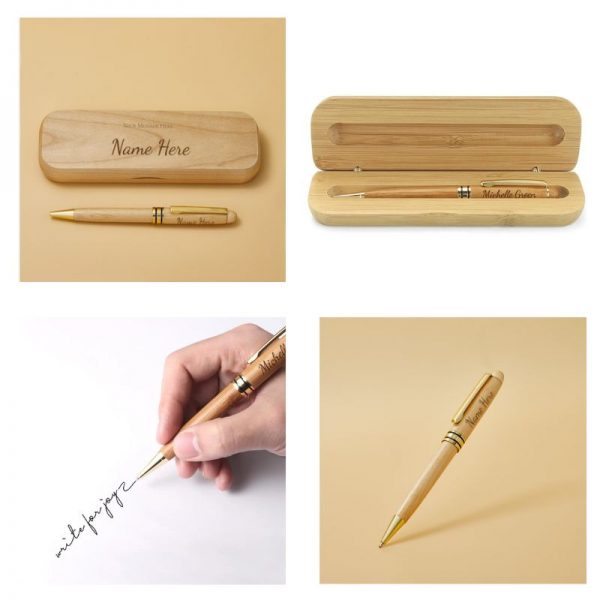 Engraved Pen and Case set