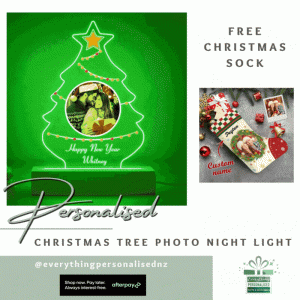 Christmas Tree Photo Night Light